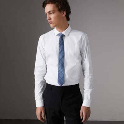 burberry slim fit shirt