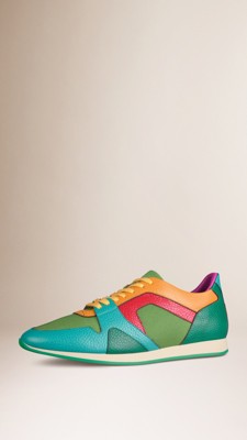 burberry colour block sneakers