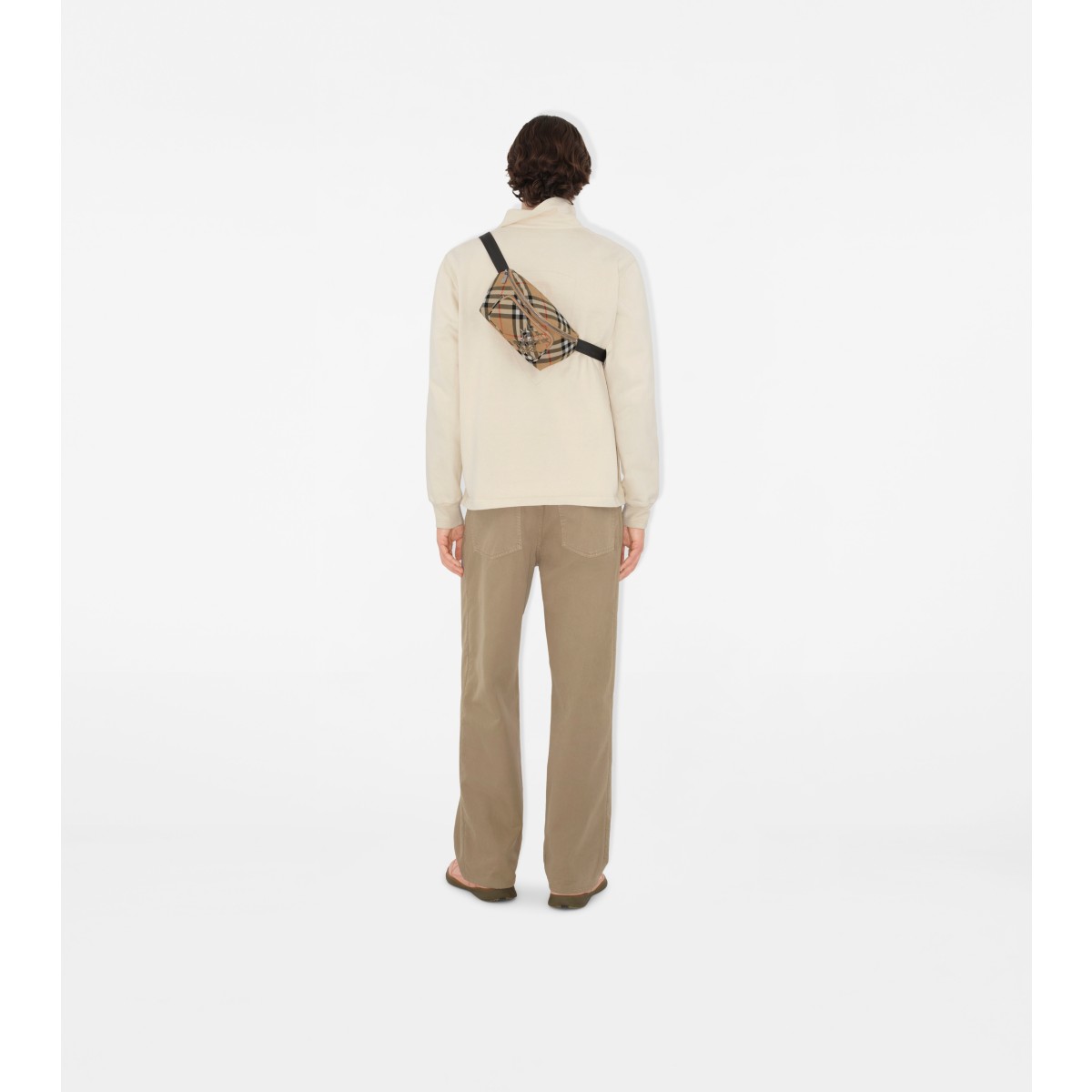  Check Small Belt Bag