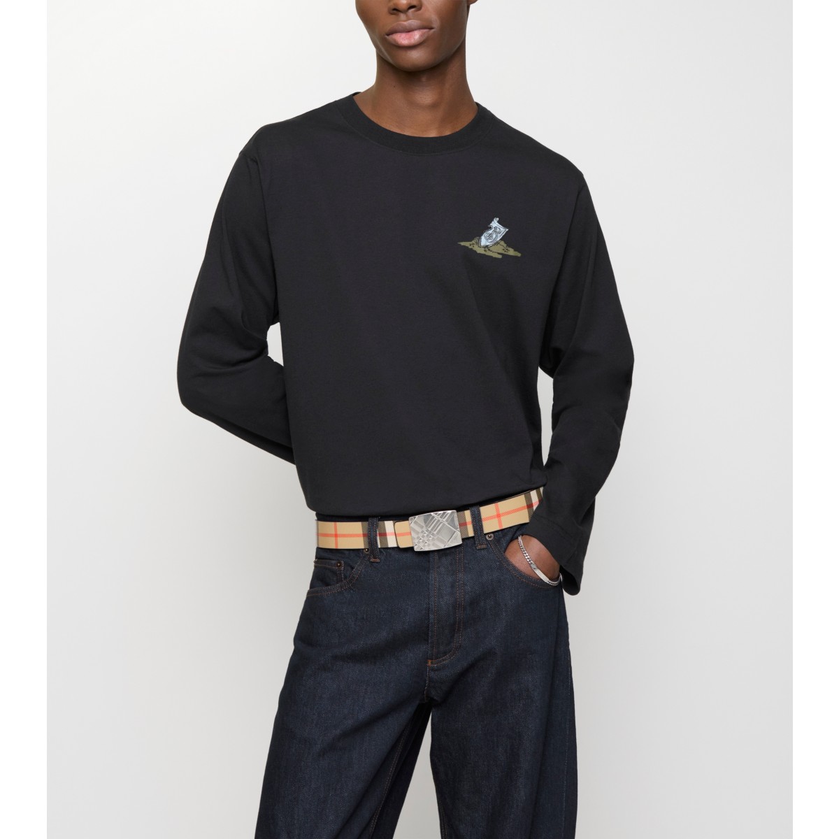  Check Reversible Engraved Belt