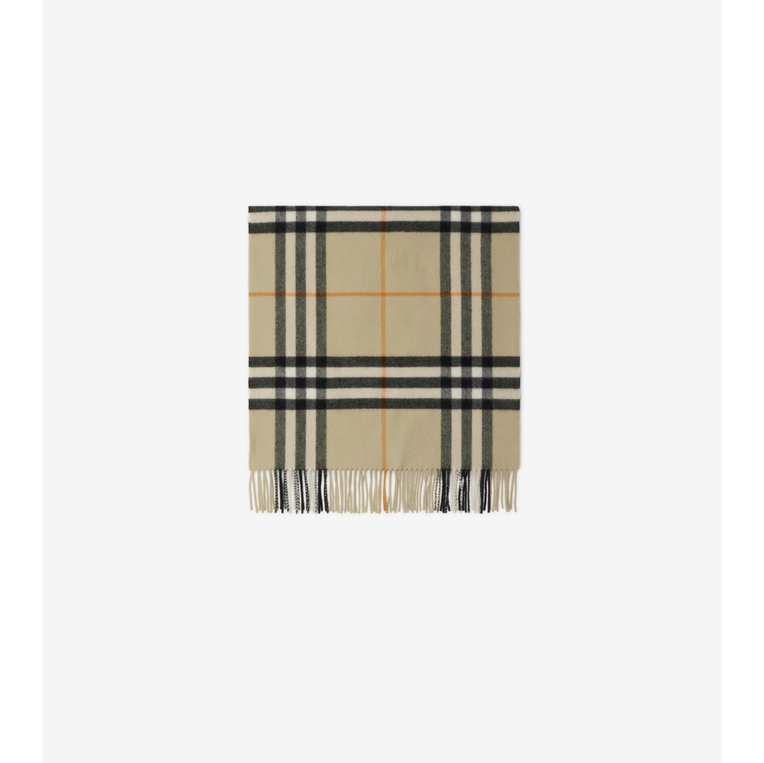 Sciarpa ampia in cashmere Check