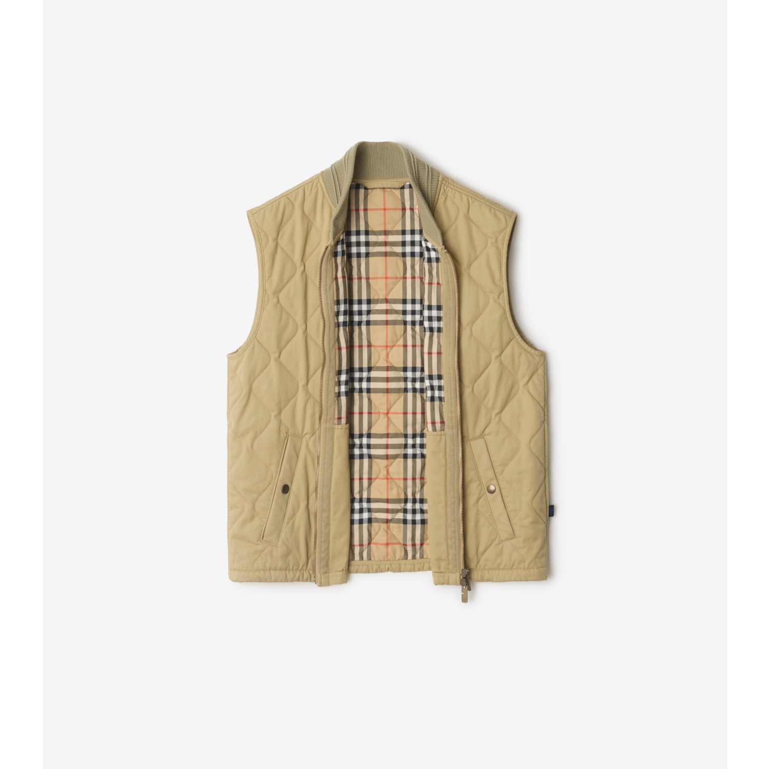 Quilted Gabardine Gilet