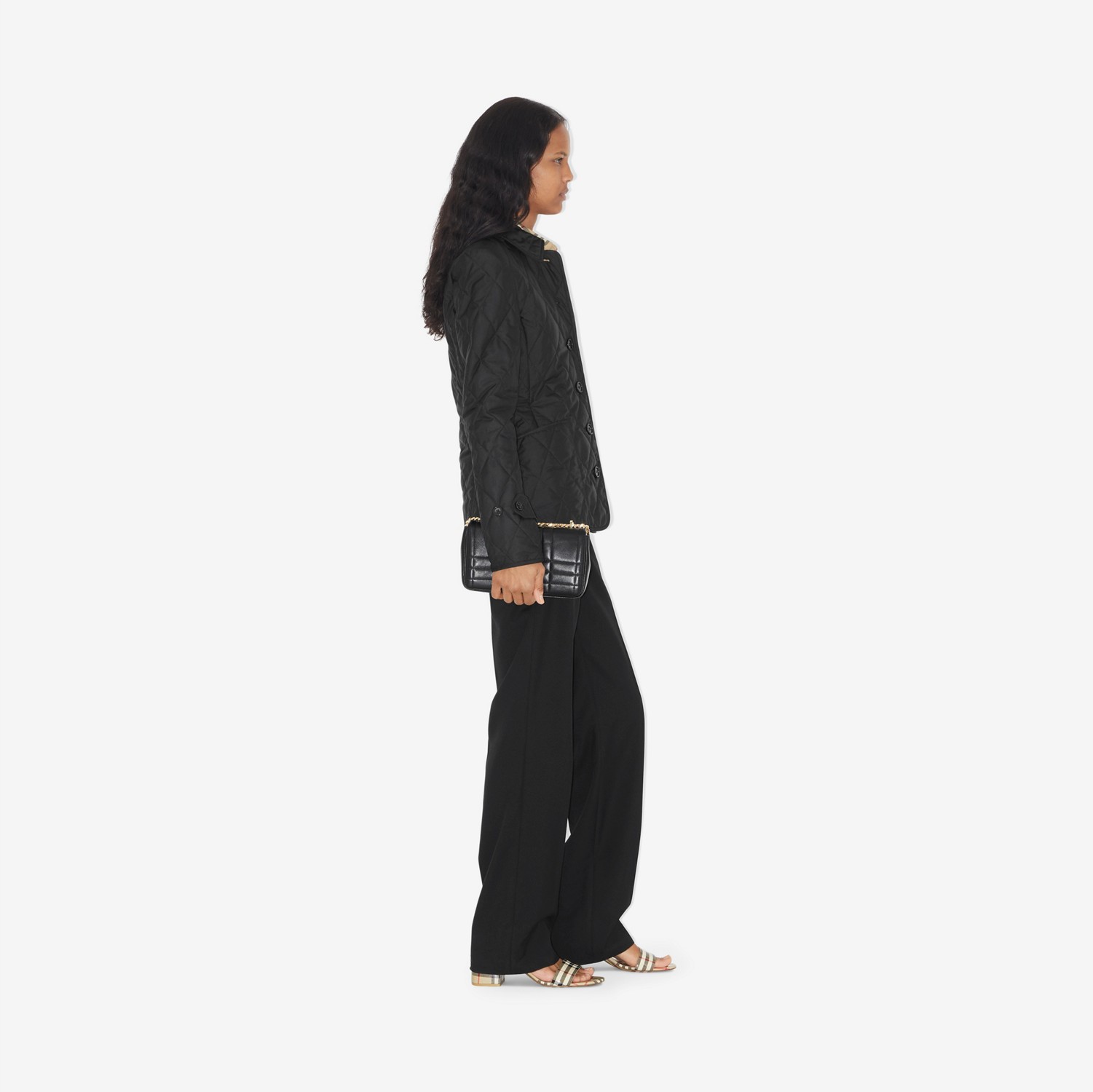 퀼팅 체온조절 재킷 (블랙) - 여성 | Burberry®