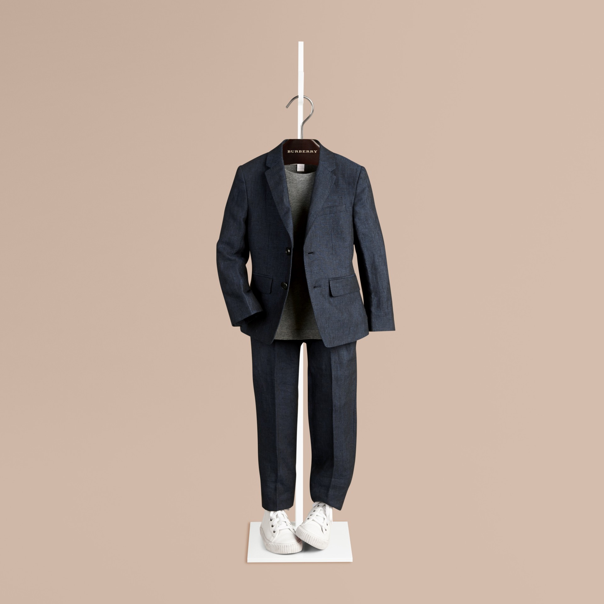 Linen Tuxedo Jacket Burberry