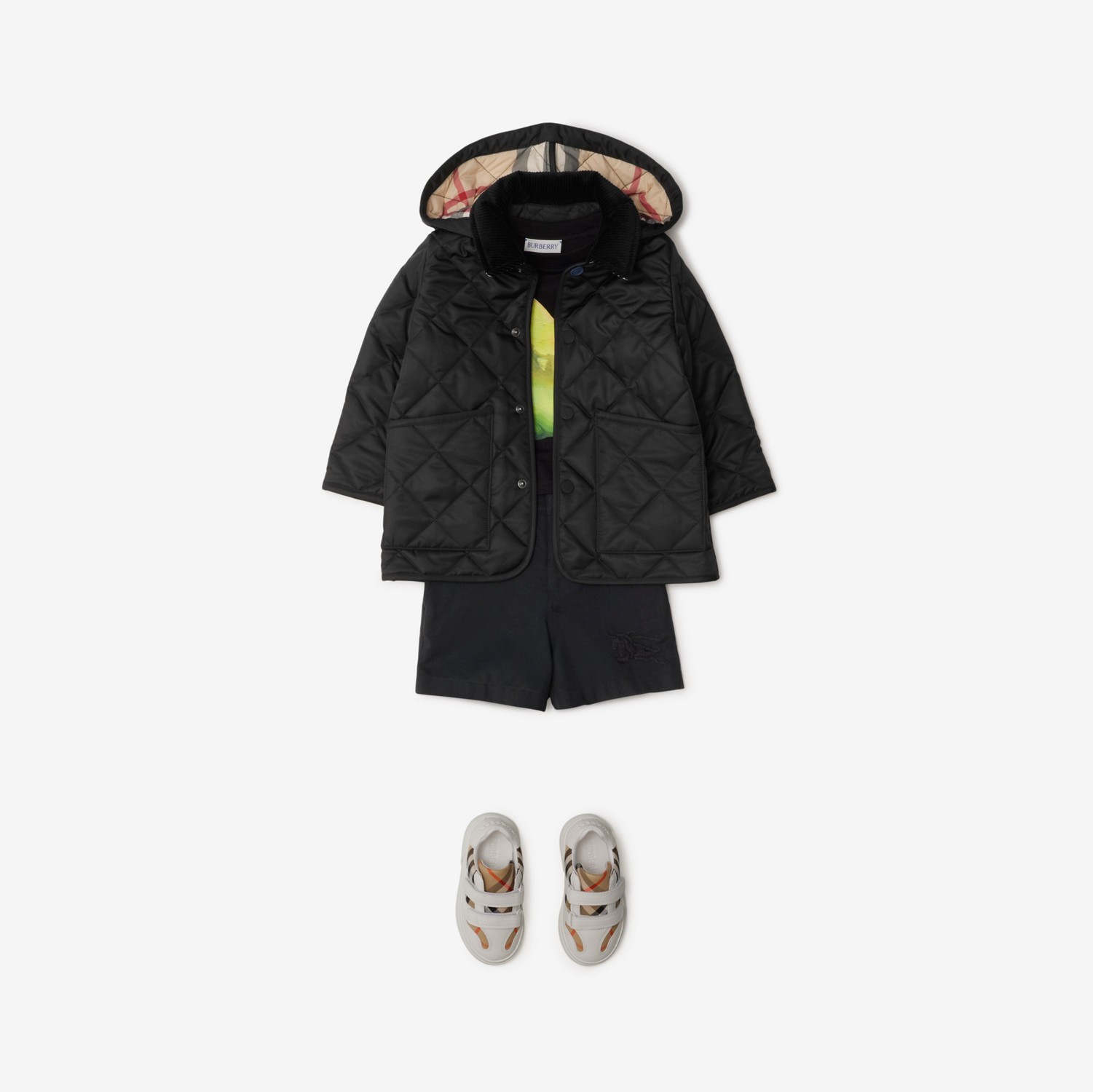 キルティングコート (ブラック) | Burberry®公式サイト キルティングコート (ブラック) | Burberry®公式サイト