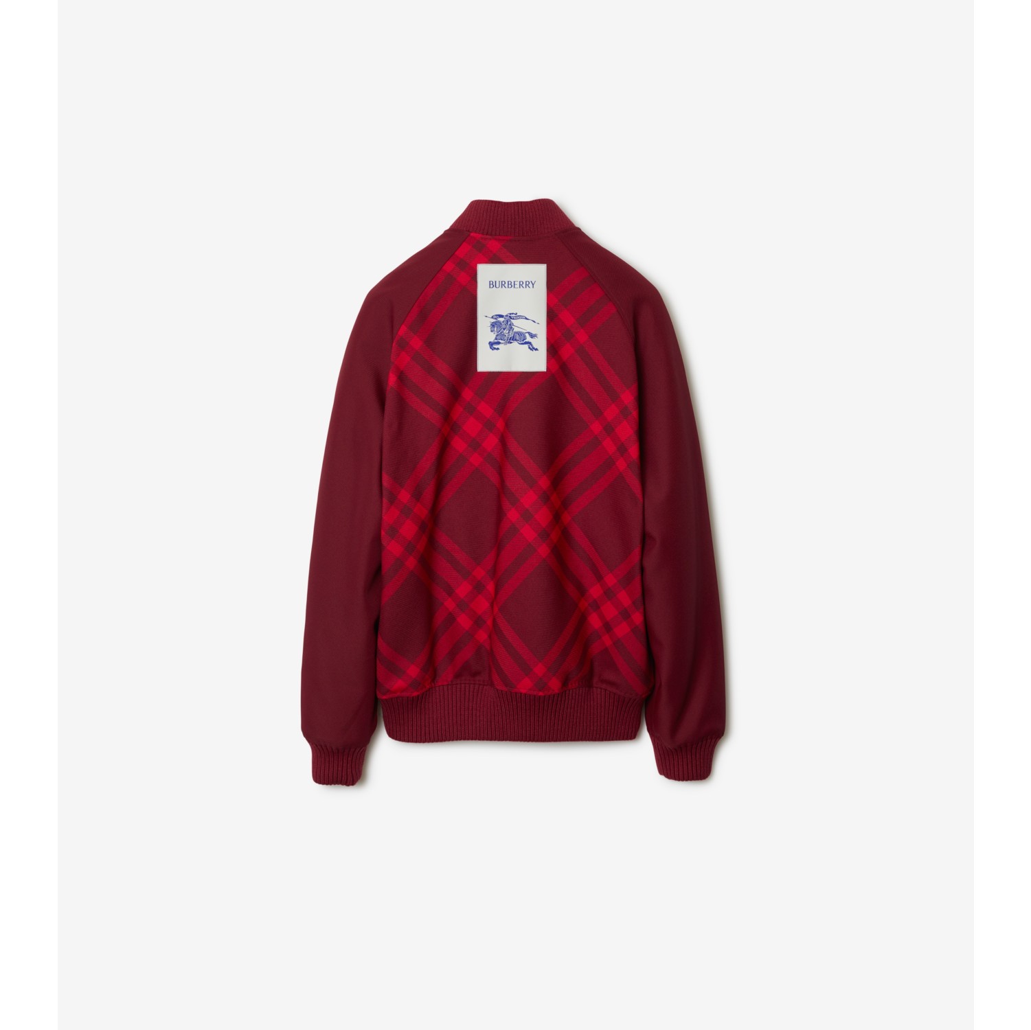 Burberry check best sale bomber jacket