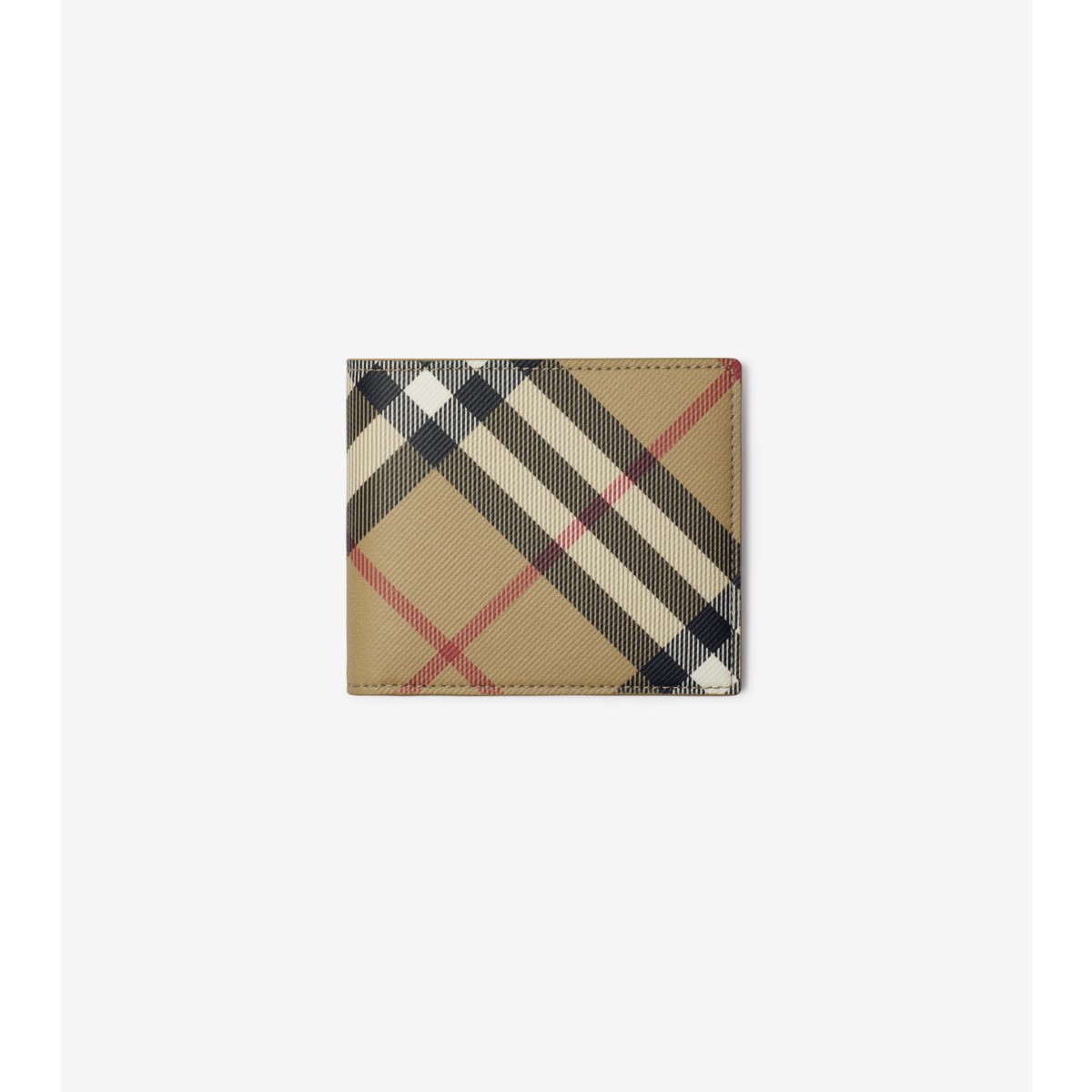 Burberry Vintage Check-pattern Bi-fold Wallet In Sand