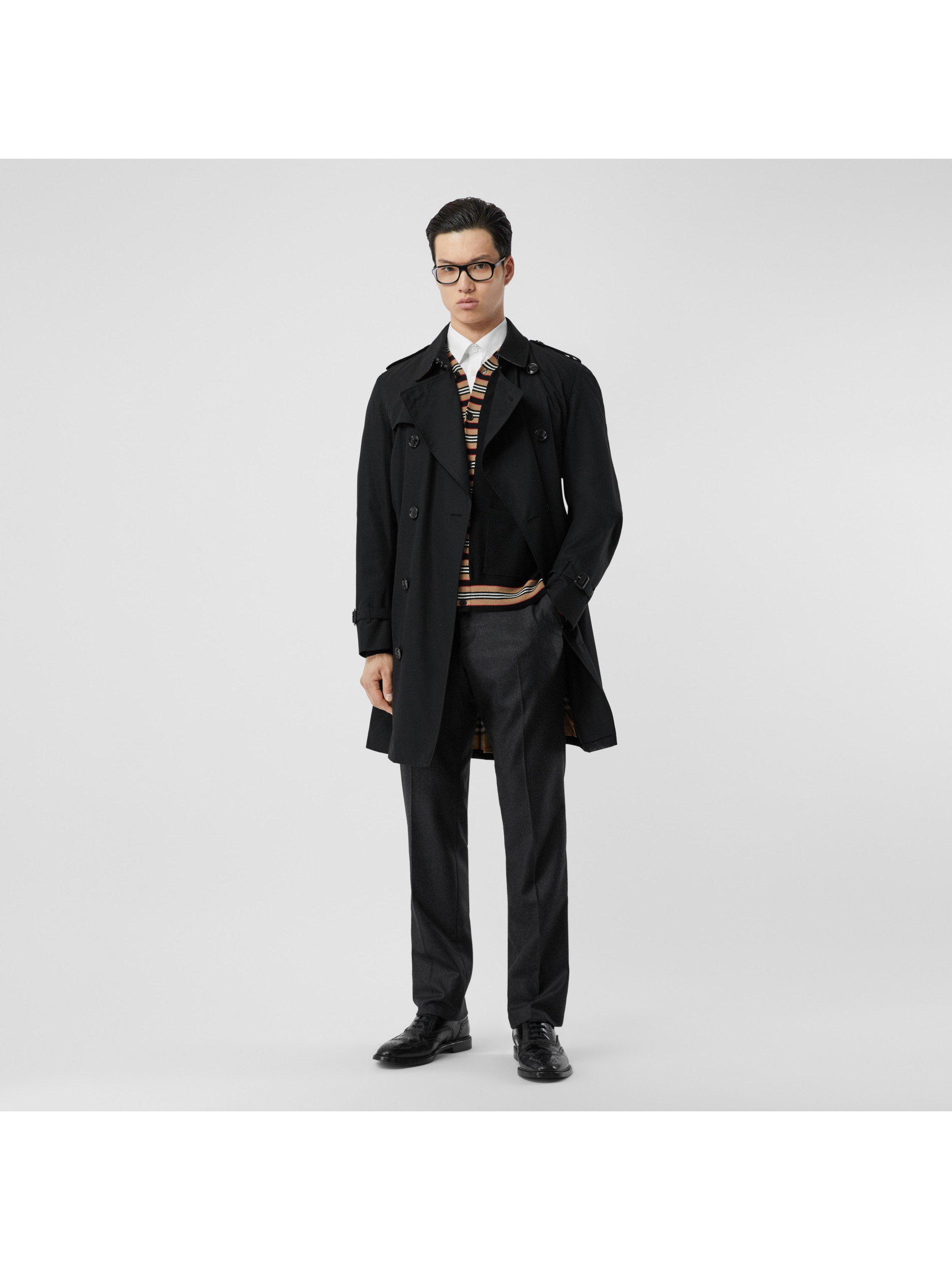 黑色 切尔西版型 - 中长款 heritage trench 风衣 产品图片71