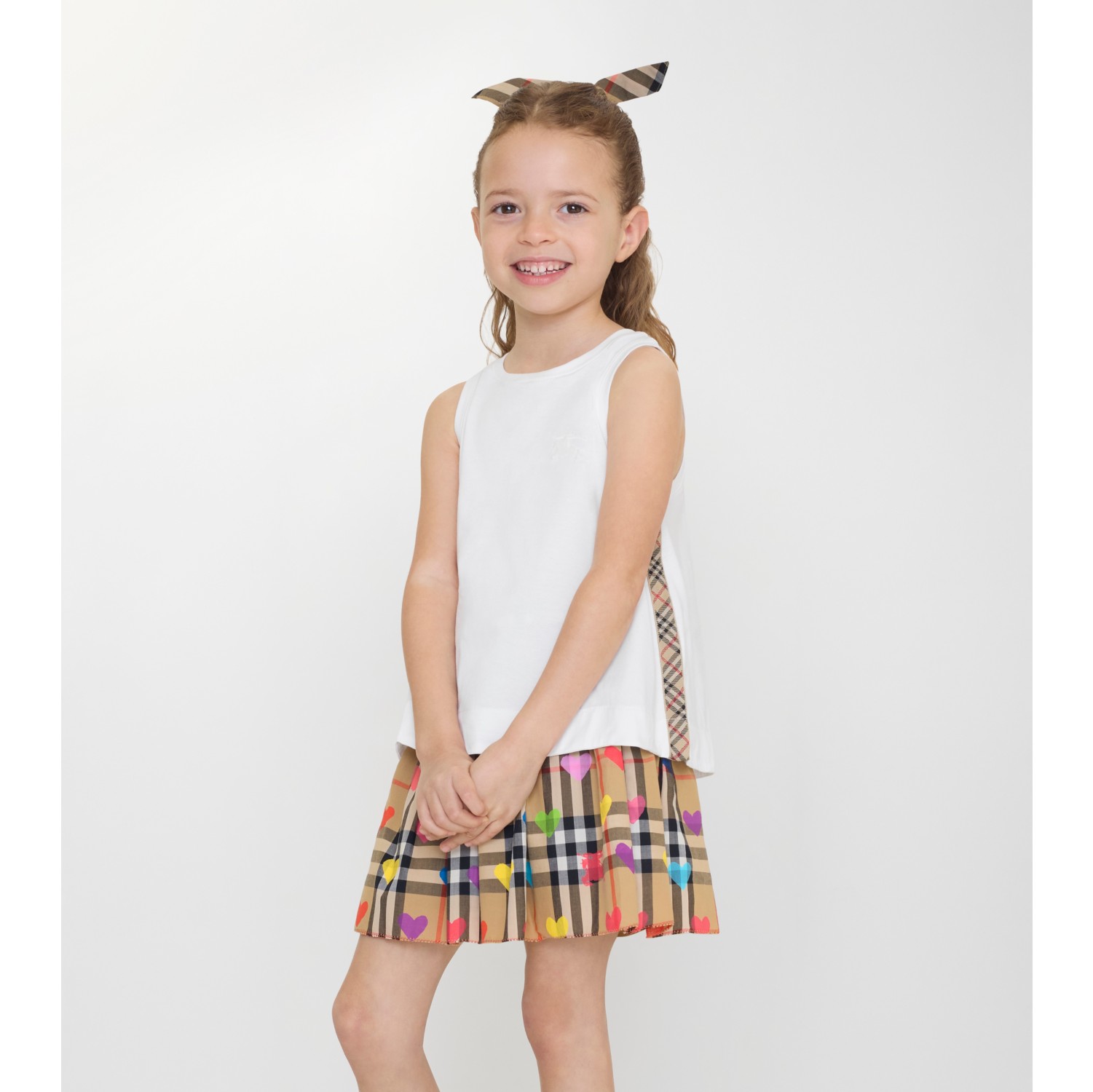 Jupe en coton Heart Check
