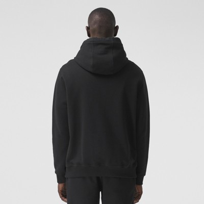 burberry men's black sweatshirt