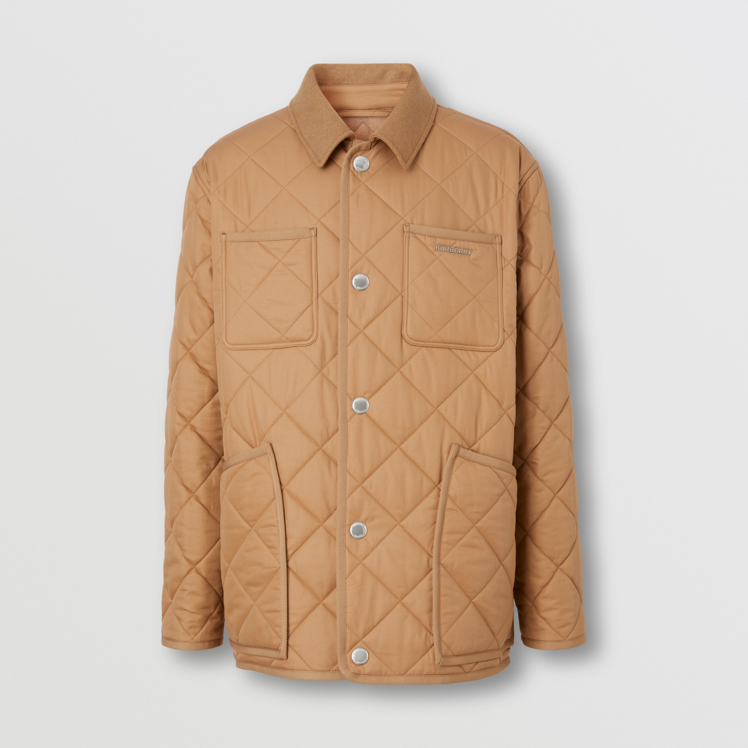 Gesteppte Country-Jacke aus Baumwollgabardine (Camelfarben) - Herren |  Burberry®