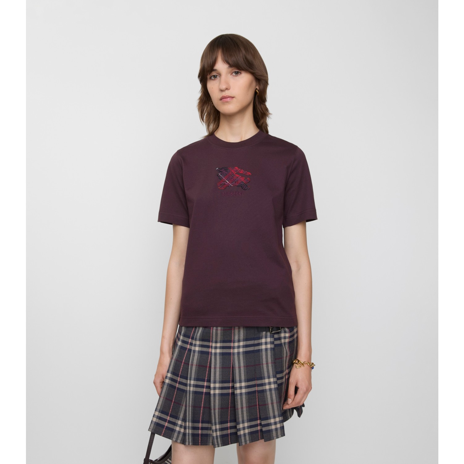 EKD Check Cotton T-shirt