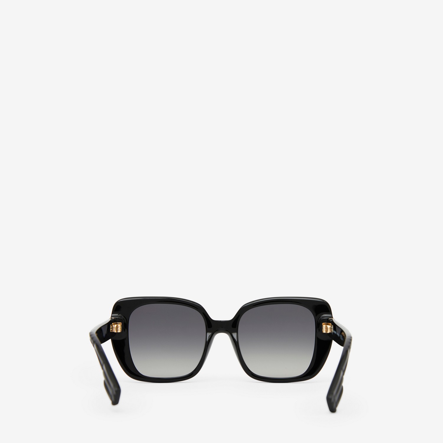 Extragroße eckige Sonnenbrille „Lola“ mit Monogrammmotiv (Schwarz) - Damen | Burberry®
