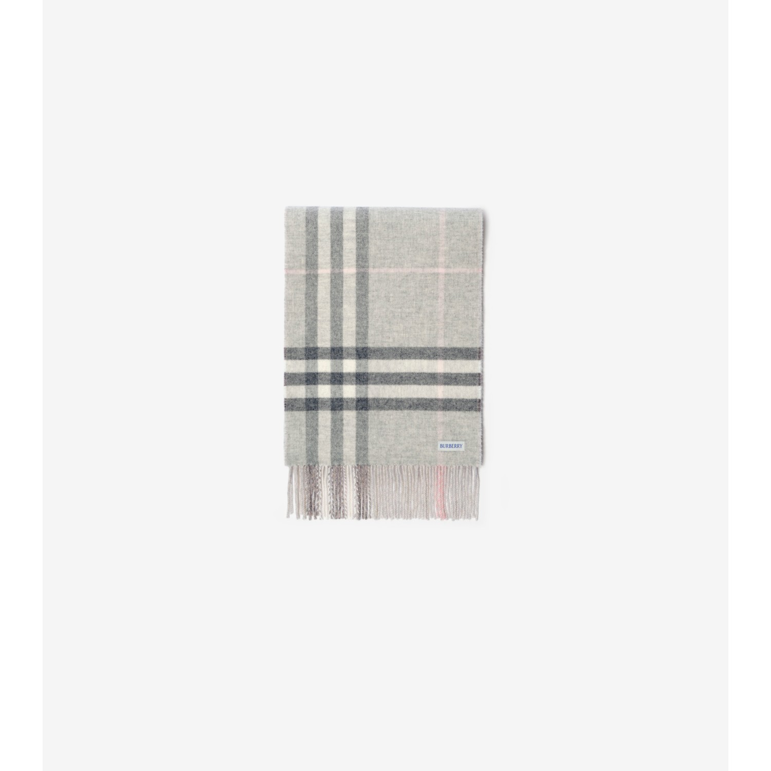 Reversible Check Cashmere Scarf - thumbnail 3