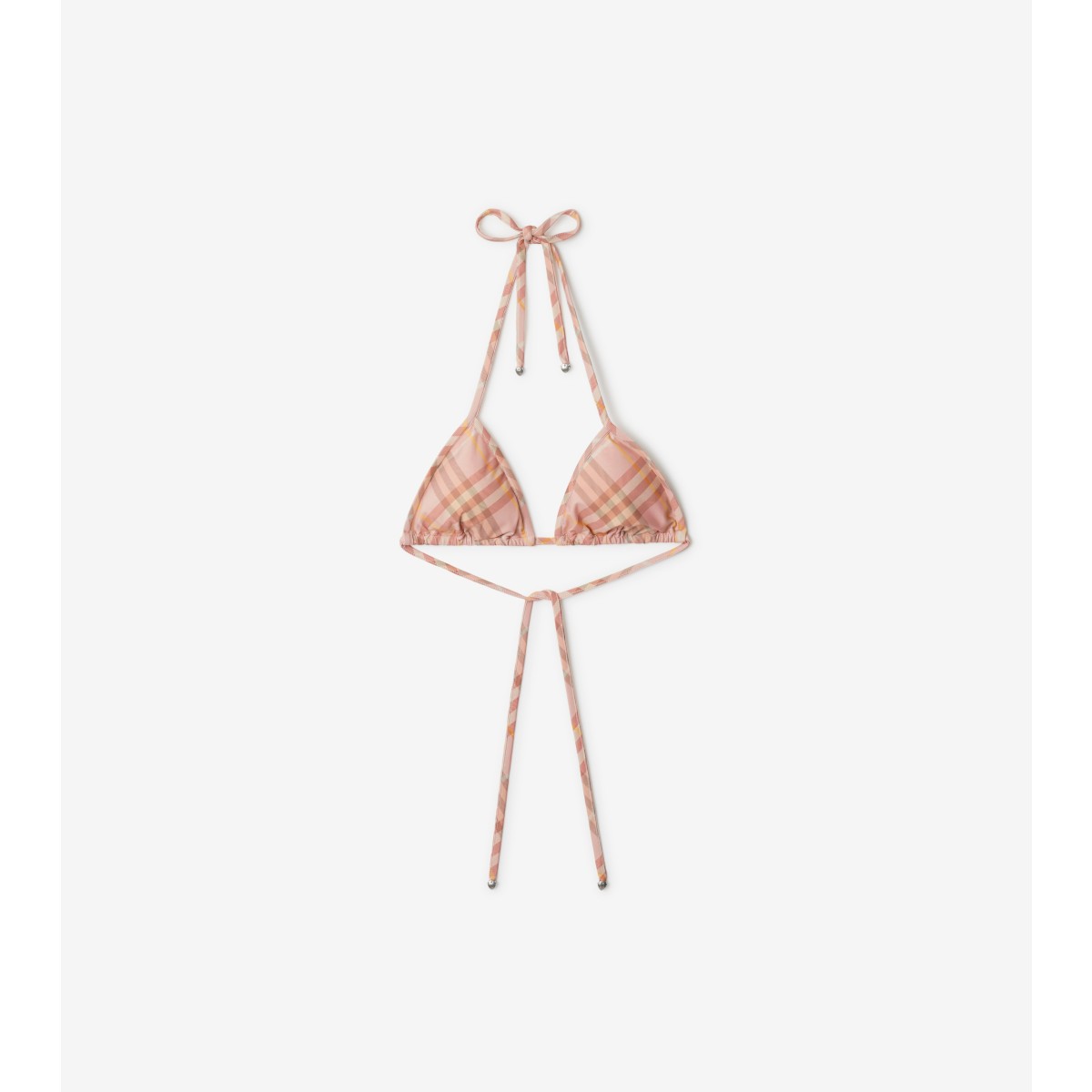 BURBERRY BURBERRY CHECK BIKINI TOP 
