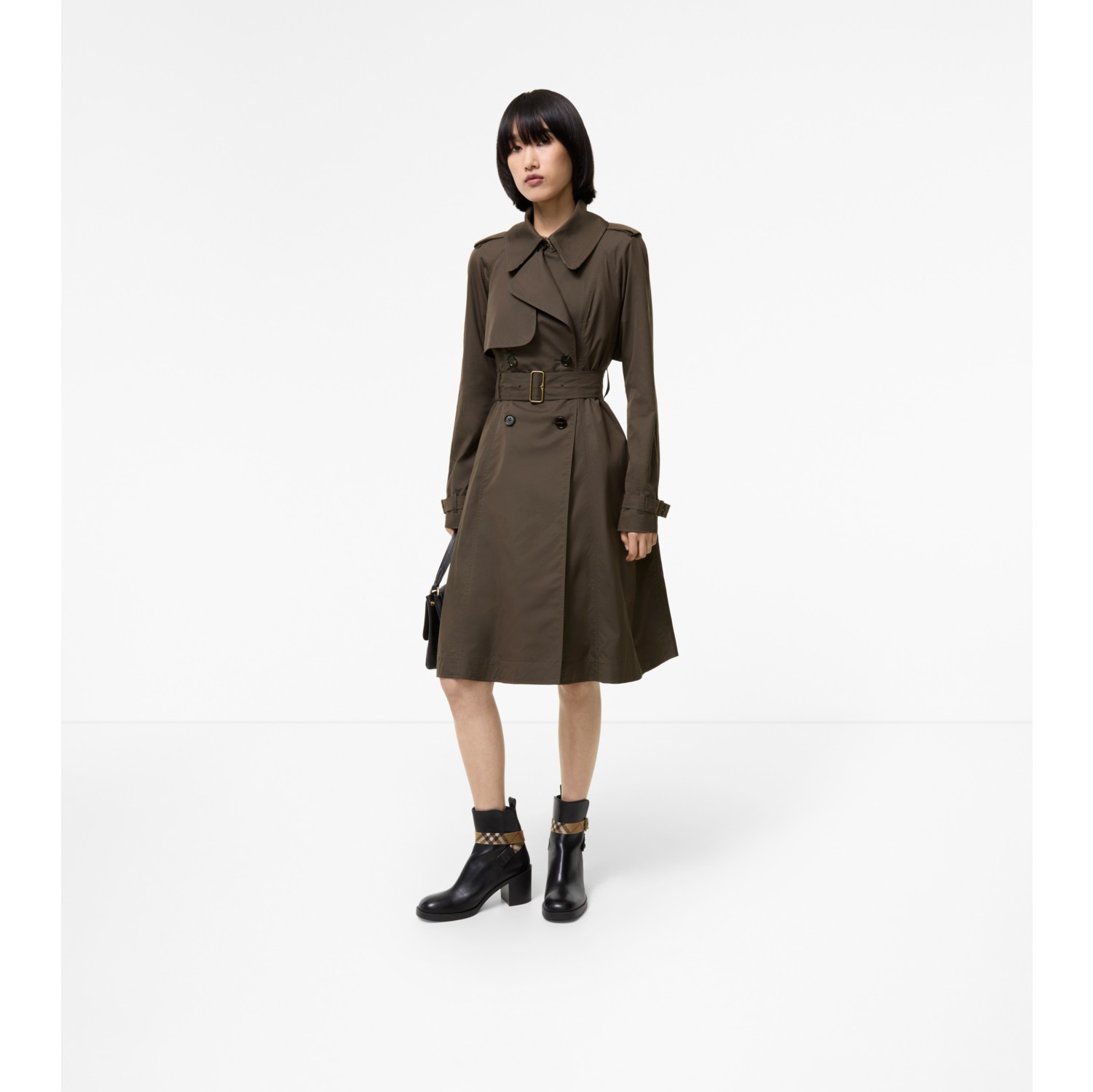 Long Gabardine Pembury Trench Coat