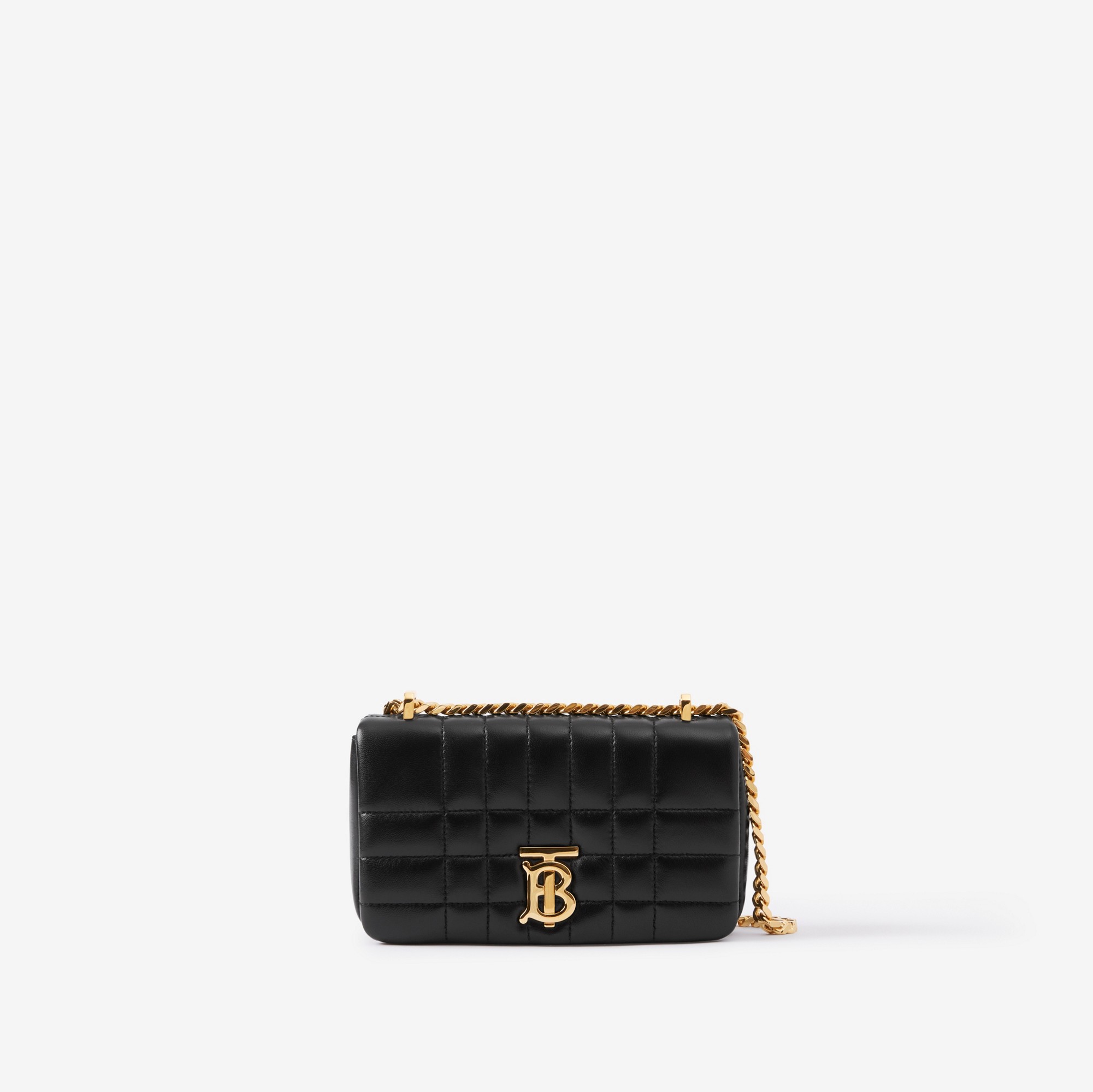 Burberry Lola Quilted Leather Small Bag Black