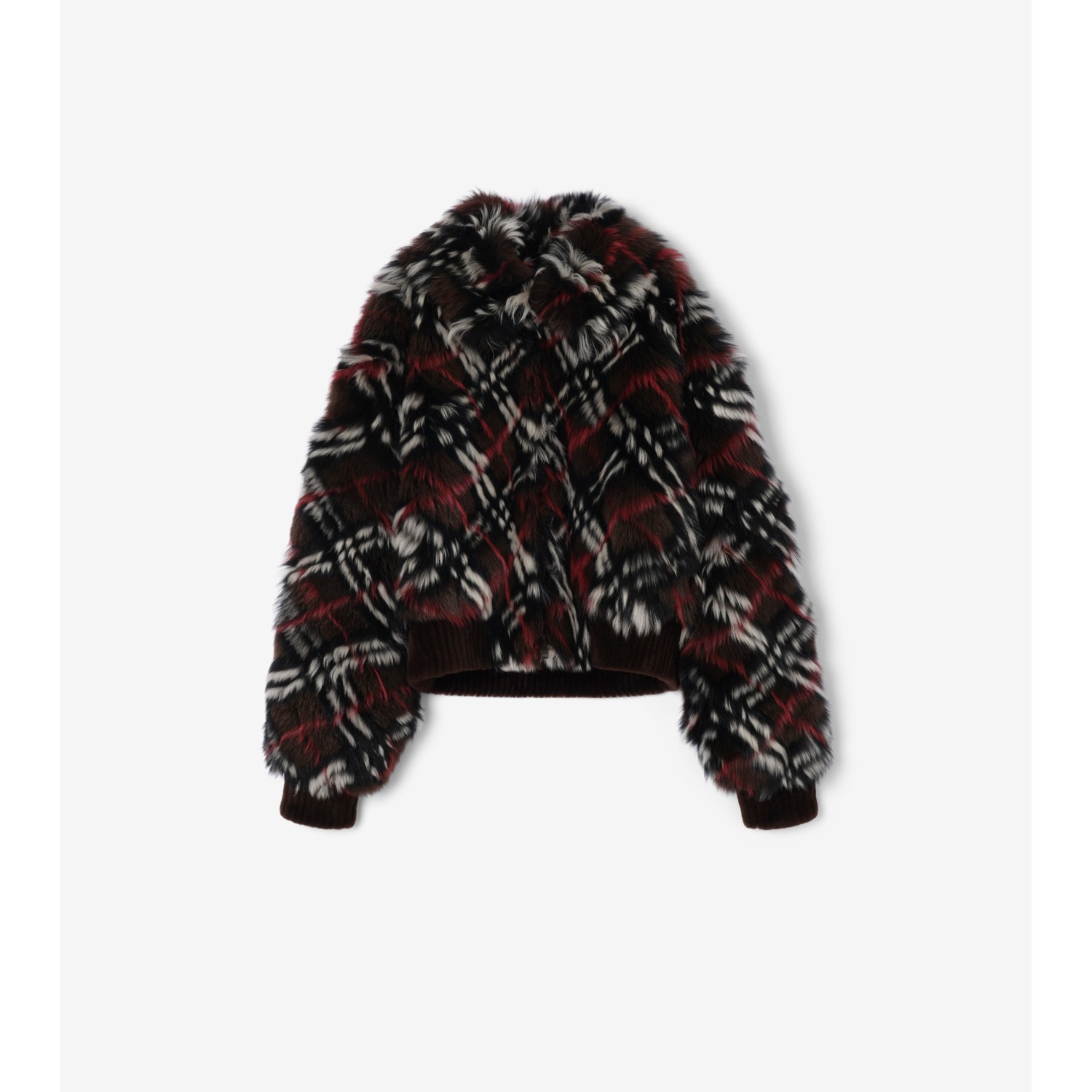 Check Shearling Lisvane Jacket