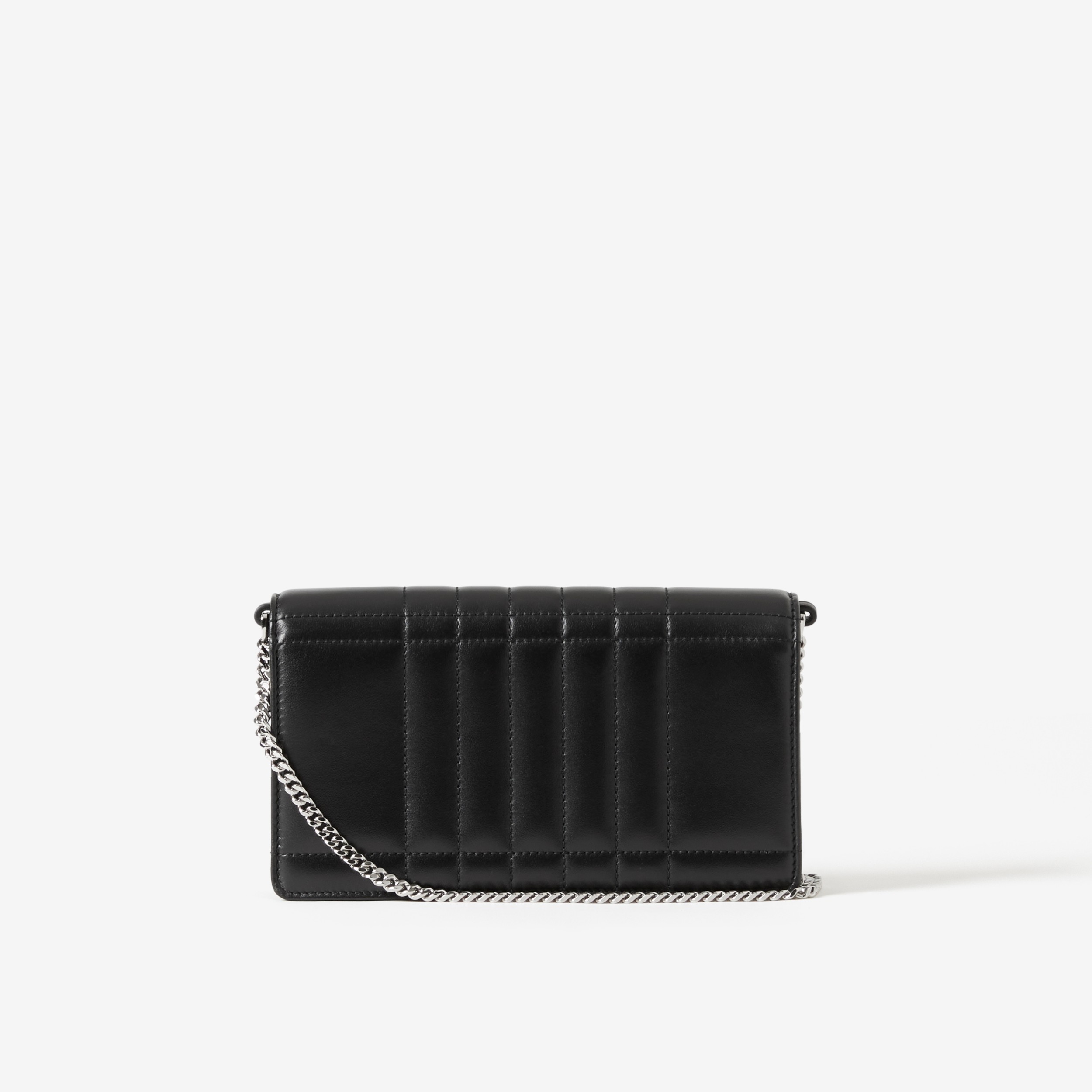 Lola Clutch in Black/palladium - Women | Burberry® Official - 3