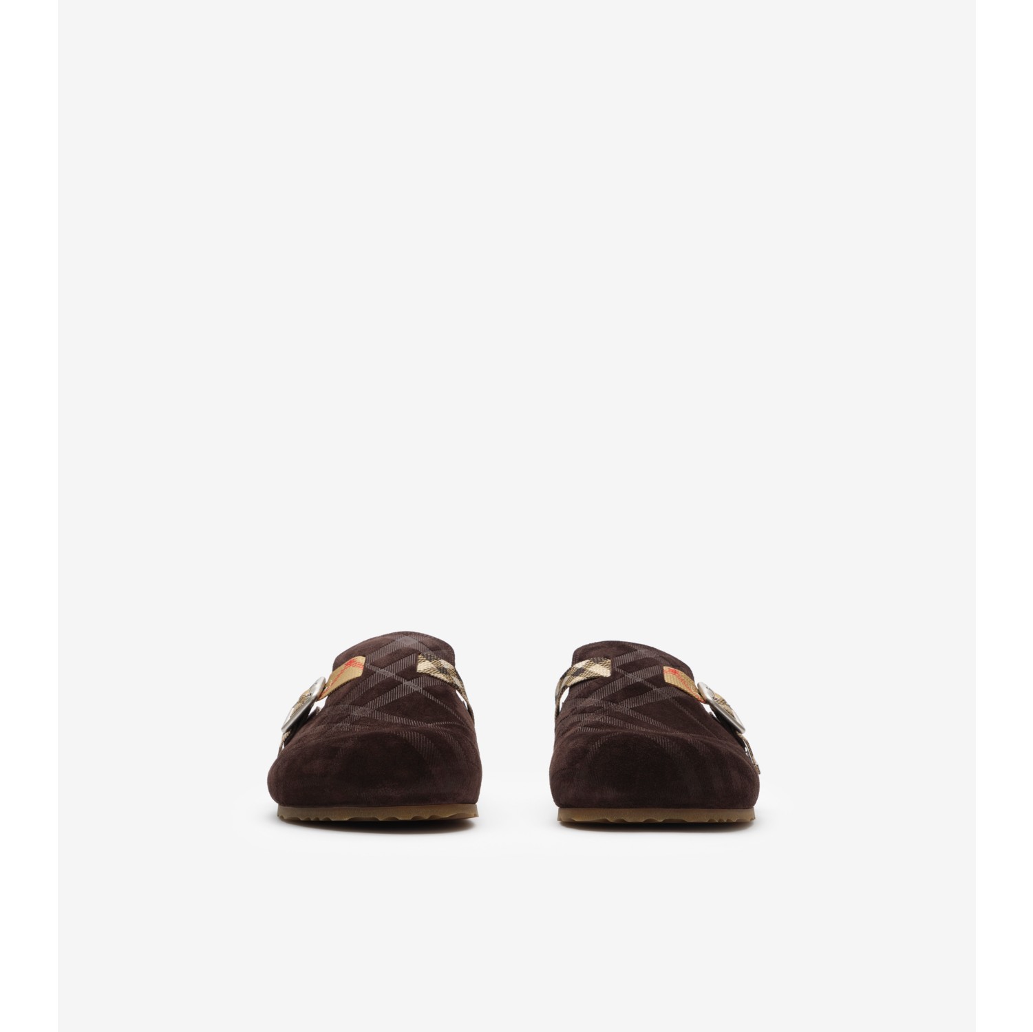 Check Shearling Urchin Clogs