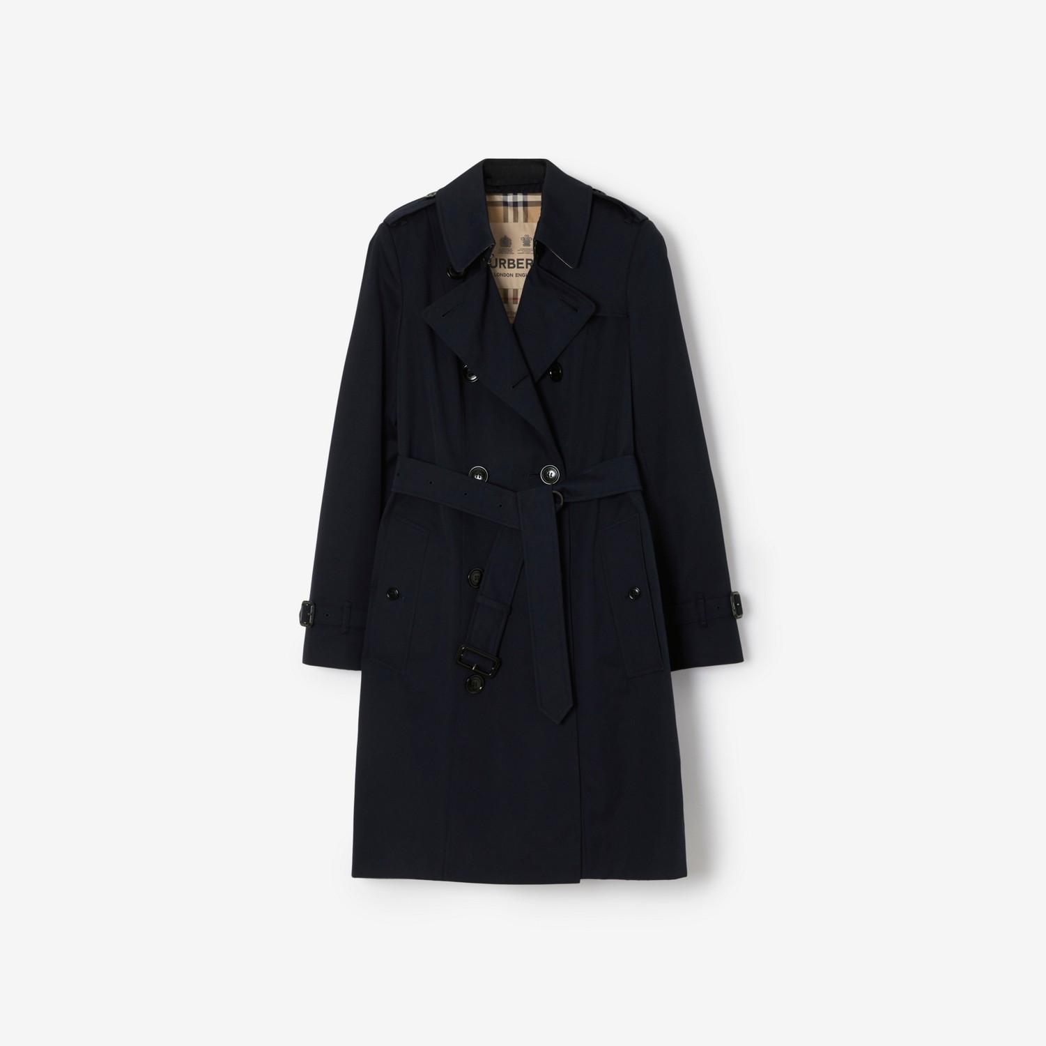 Chelsea - Trench coat Heritage (Azul Carvão) - Mulheres | Burberry® oficial