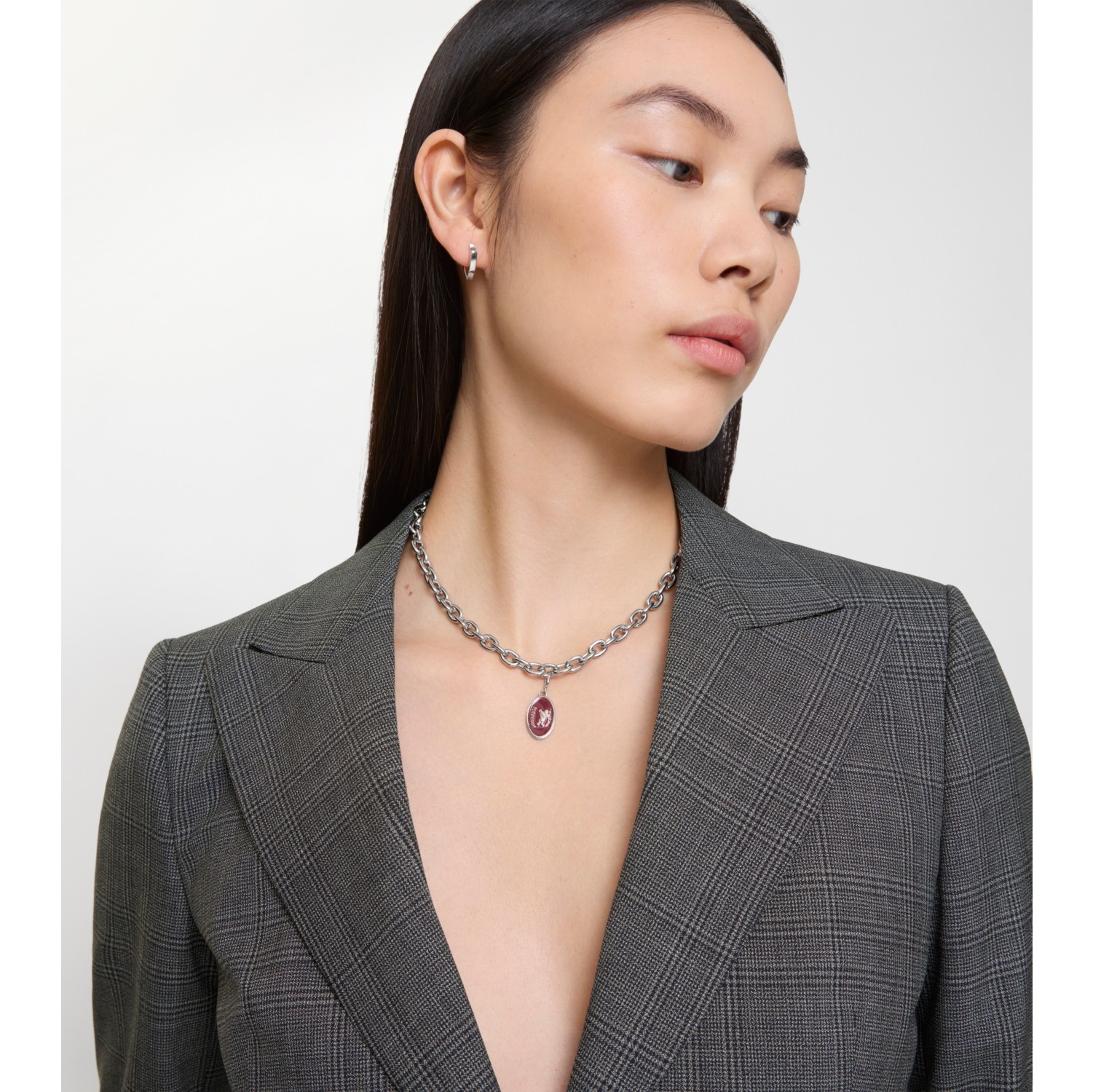 Charm Chain Necklace in Silver - Women | Burberry® Official