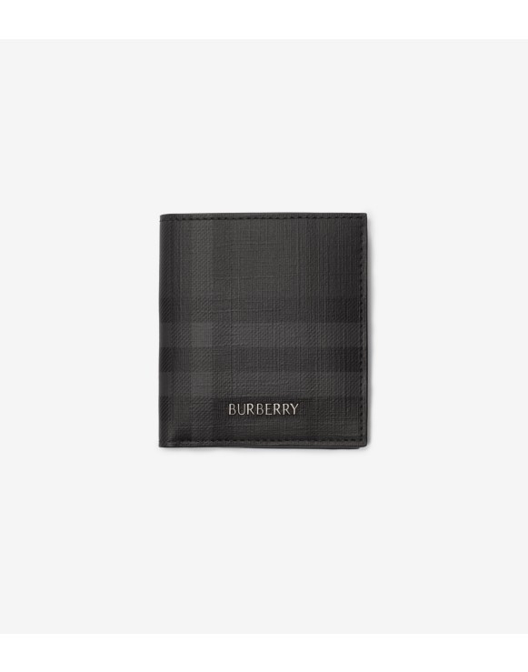 City Check Folding Card Case