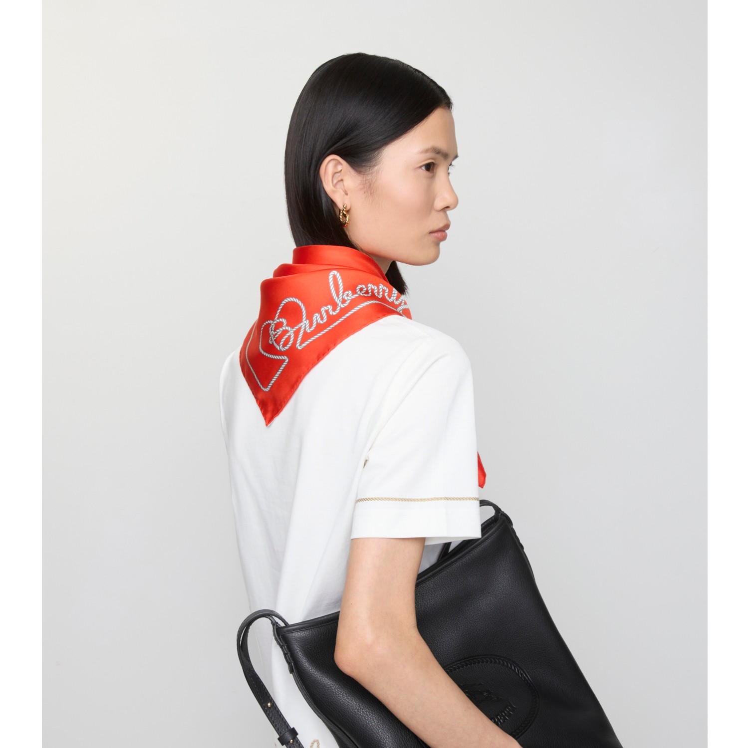 Heart Logo Silk Scarf