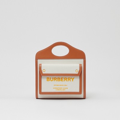 burberry tote bag yellow