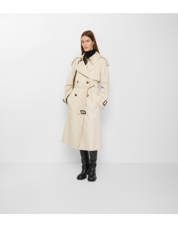 Trench long Fitzrovia en gabardine