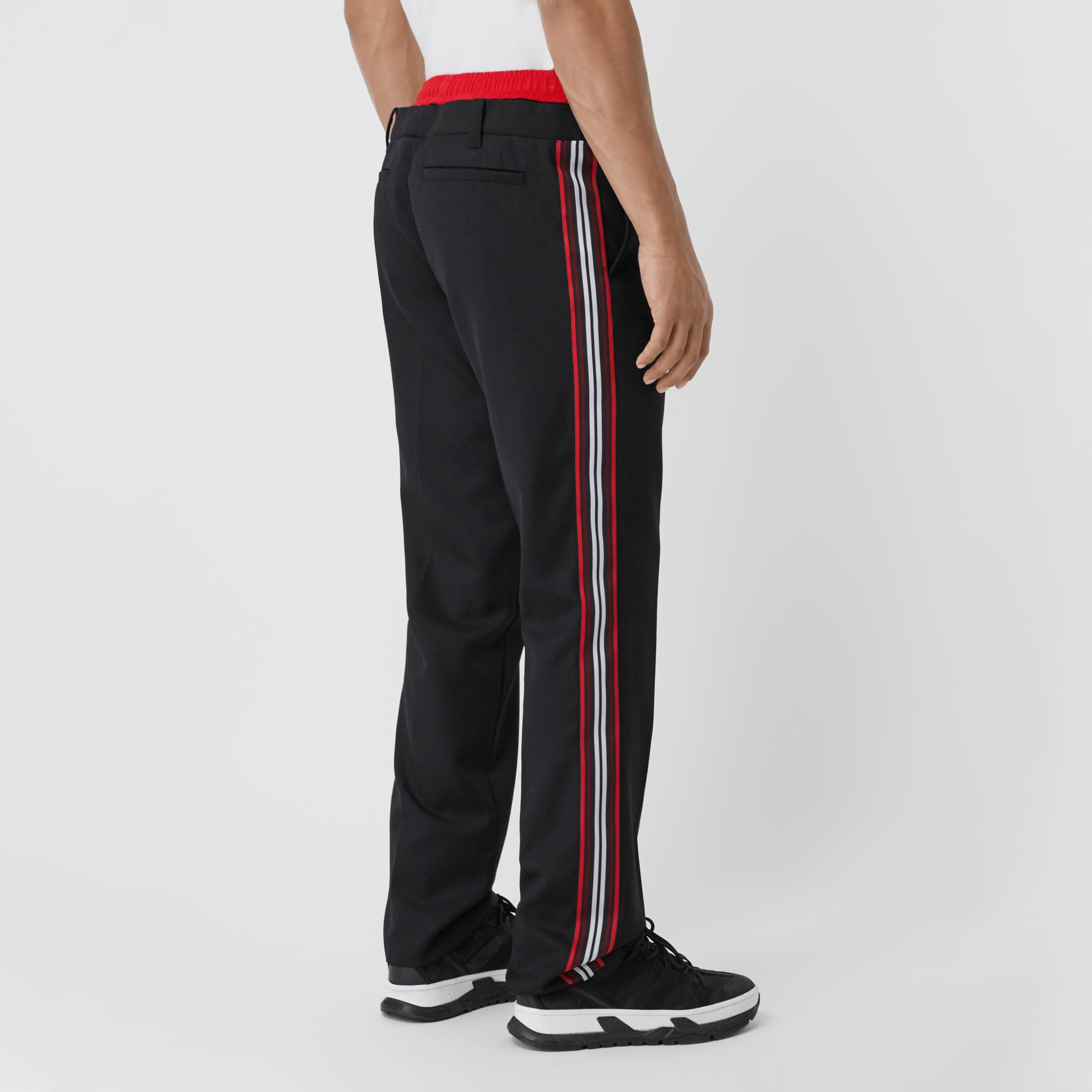 red stripe trousers mens