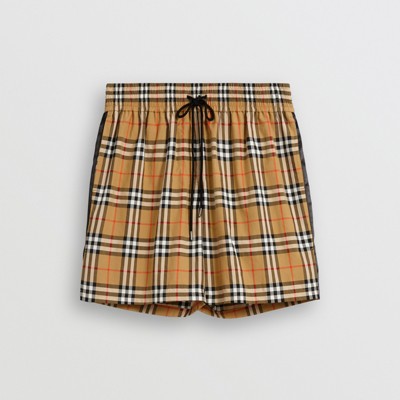 Vintage Check Drawcord Shorts in 