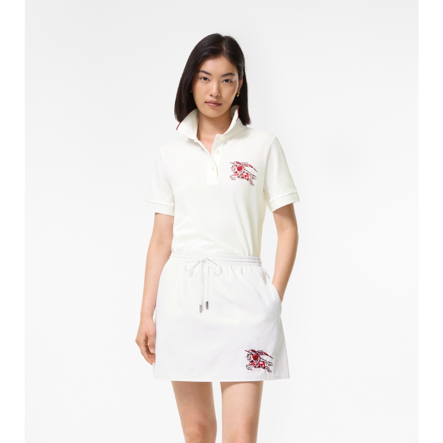 Heart Knight Cotton Polo Shirt