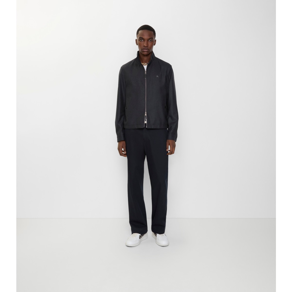  Check Harrington Jacket