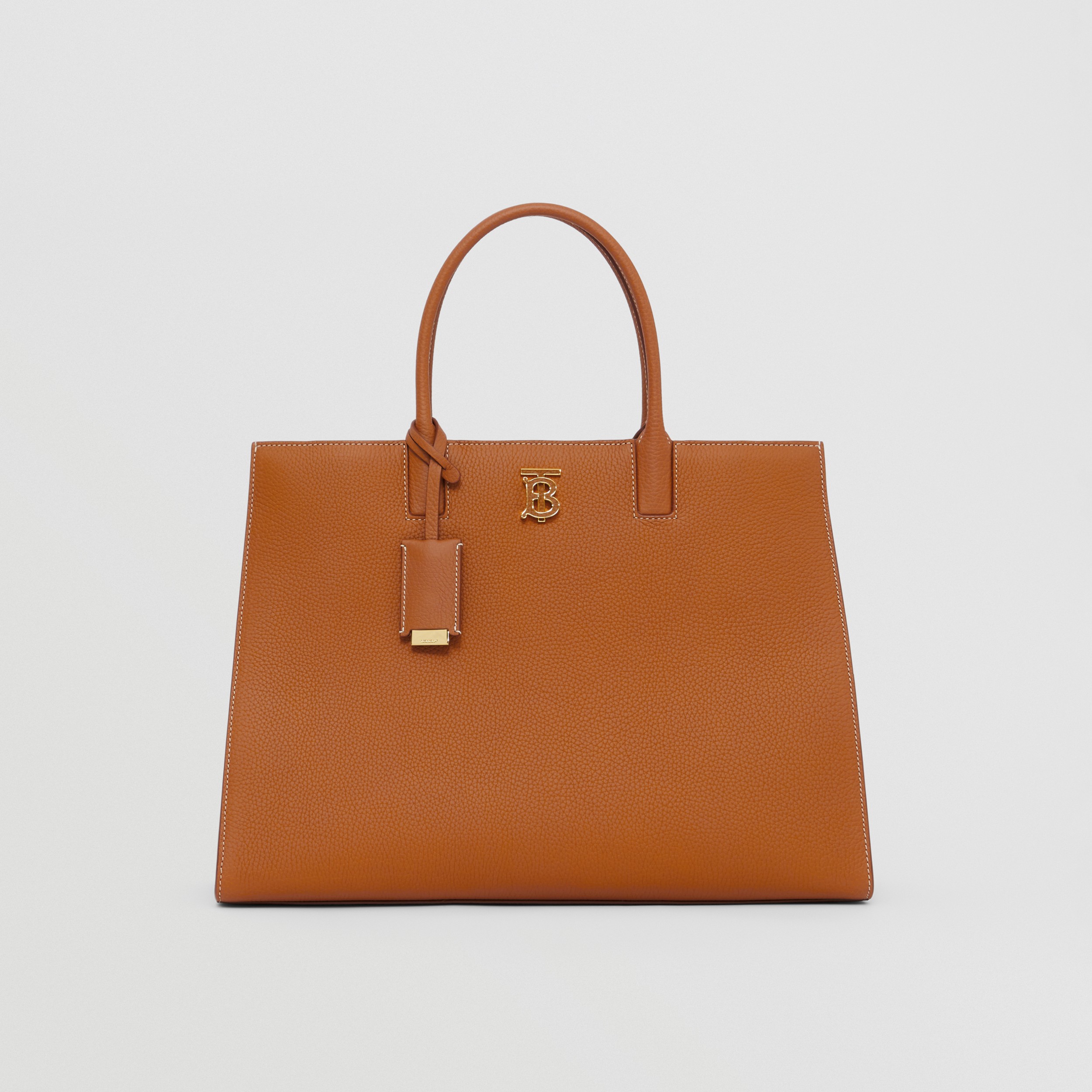Medium Grainy Leather Frances Bag in Warm Russet Brown - Women | Burberry® Official - 1
