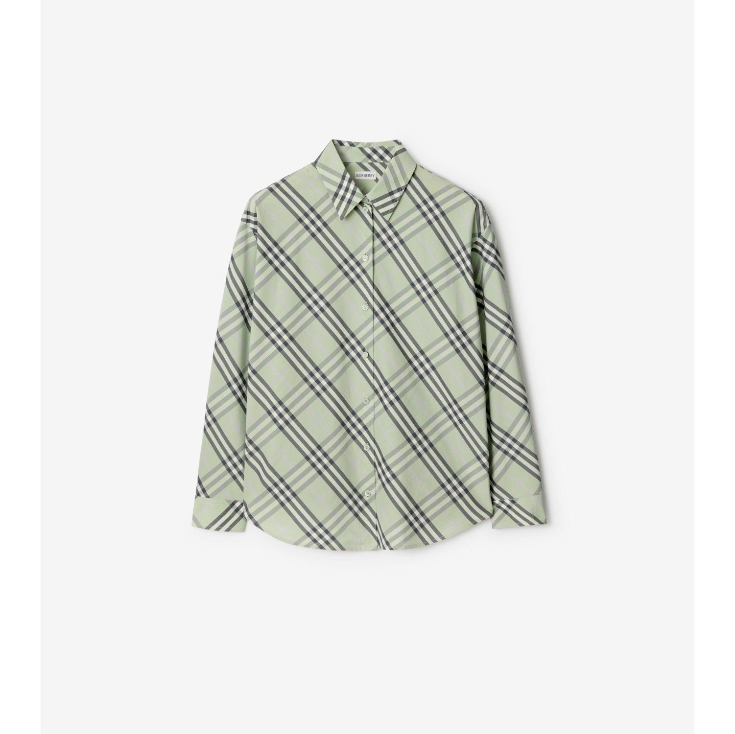 Relaxed Fit Check Cotton Shirt