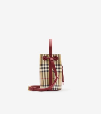 美品 バーバリー エスタブリッシュド 山羊革 レザー ノバチェック 箱付き ウィメンズ デザイナーバッグ | チェック&レザーバッグ