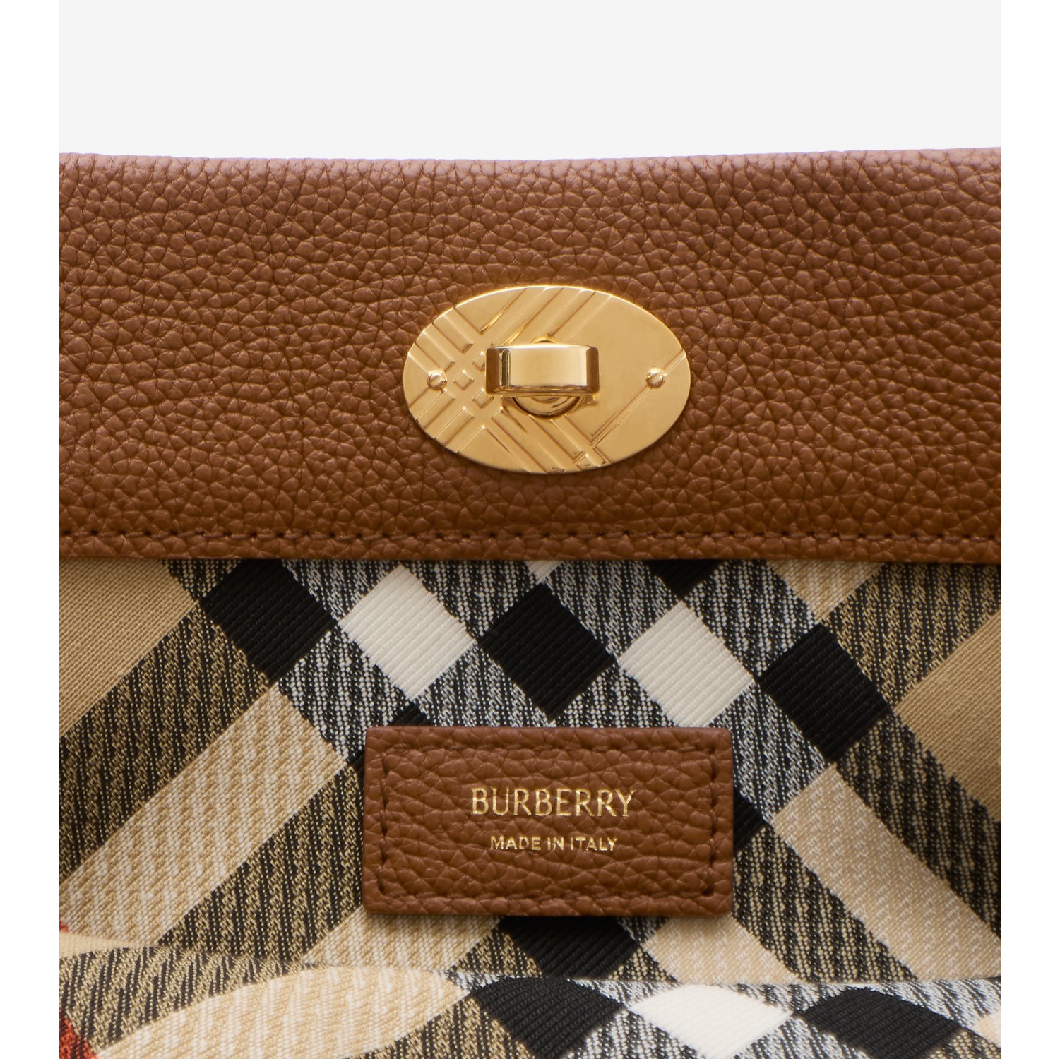 Cotswolds Pouch in Hazel - Women, Leather | Burberry® Official