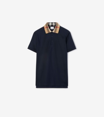 Navy on sale burberry polo