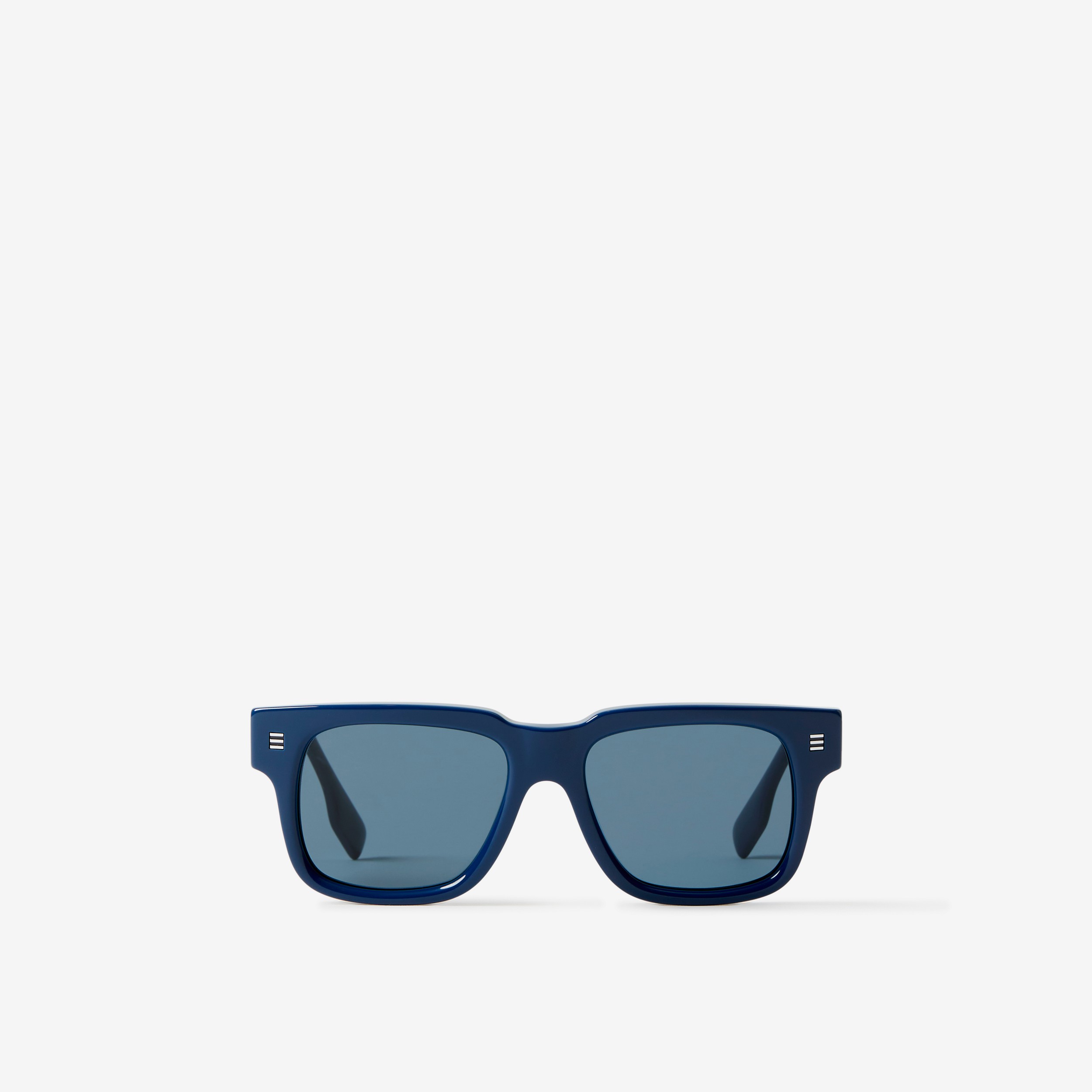 Square Frame Sunglasses in Deep Navy | Burberry® Official - 1