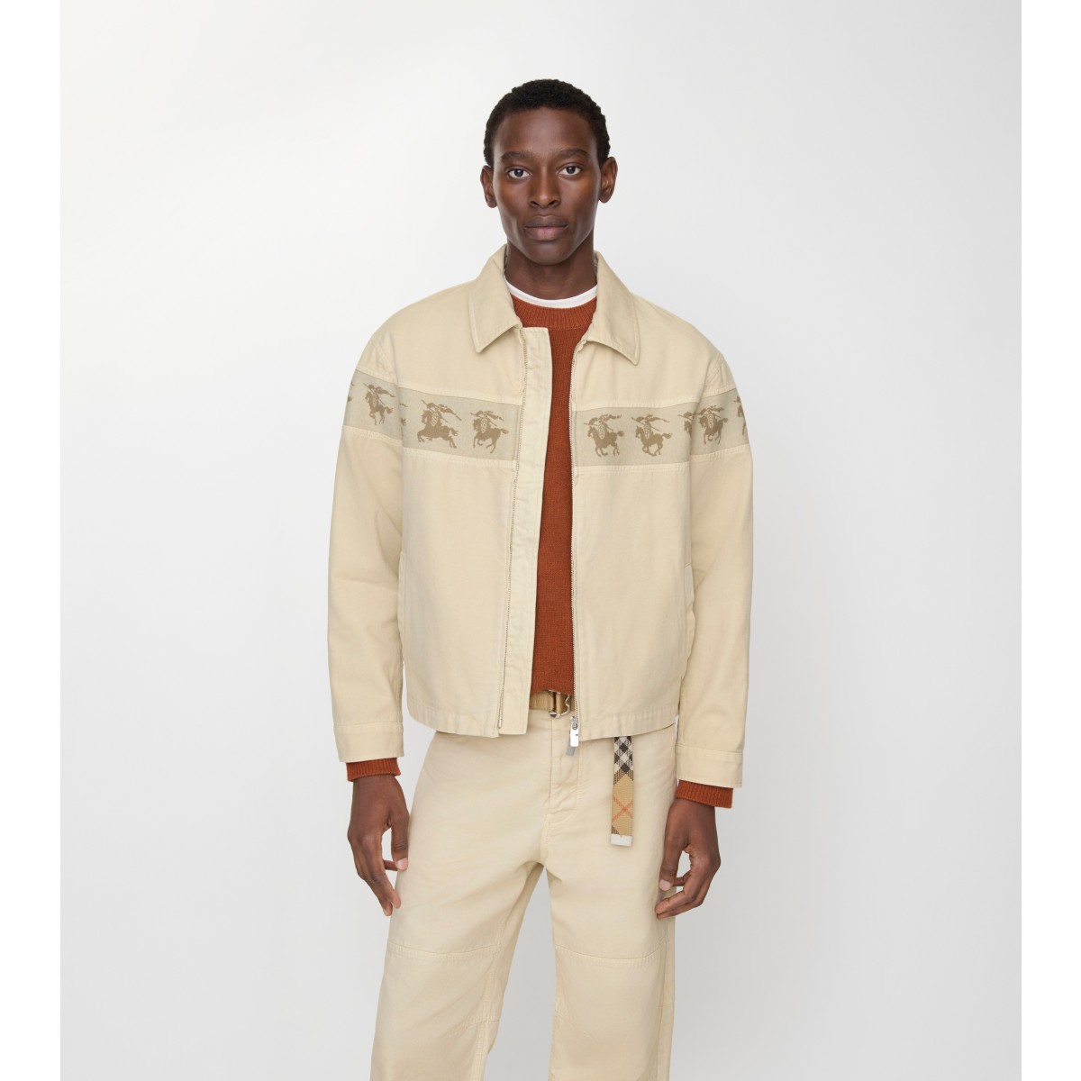  Graphic Galloping Knight Canvas Jacket