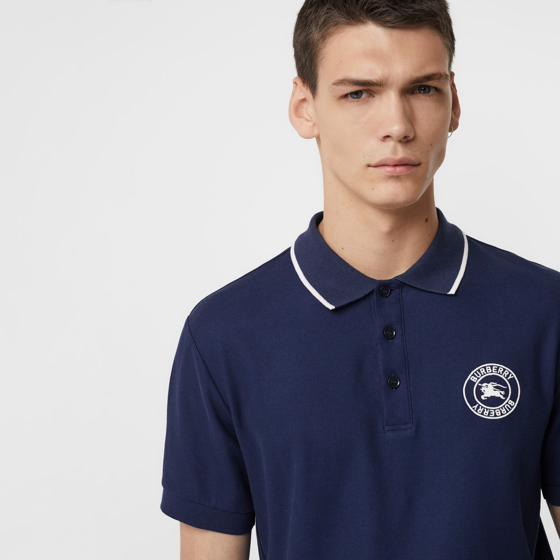 burberry polo shirt navy