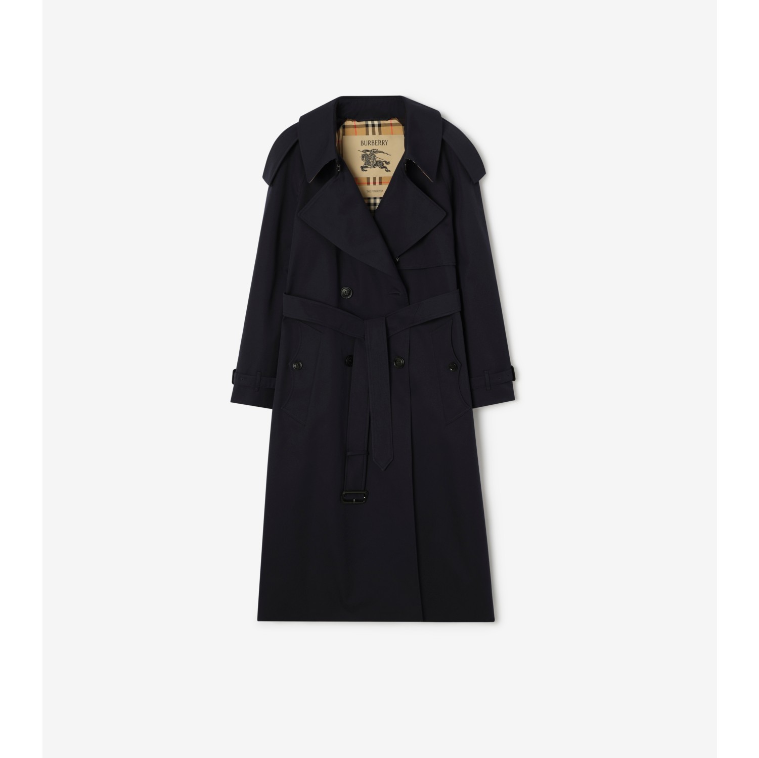 Trench coat Fitzrovia largo en gabardina