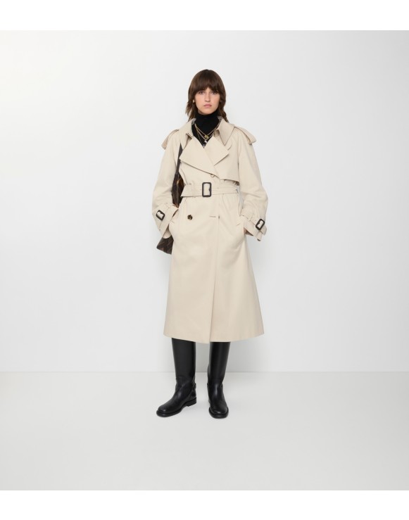 Long Gabardine Fitzrovia Trench Coat