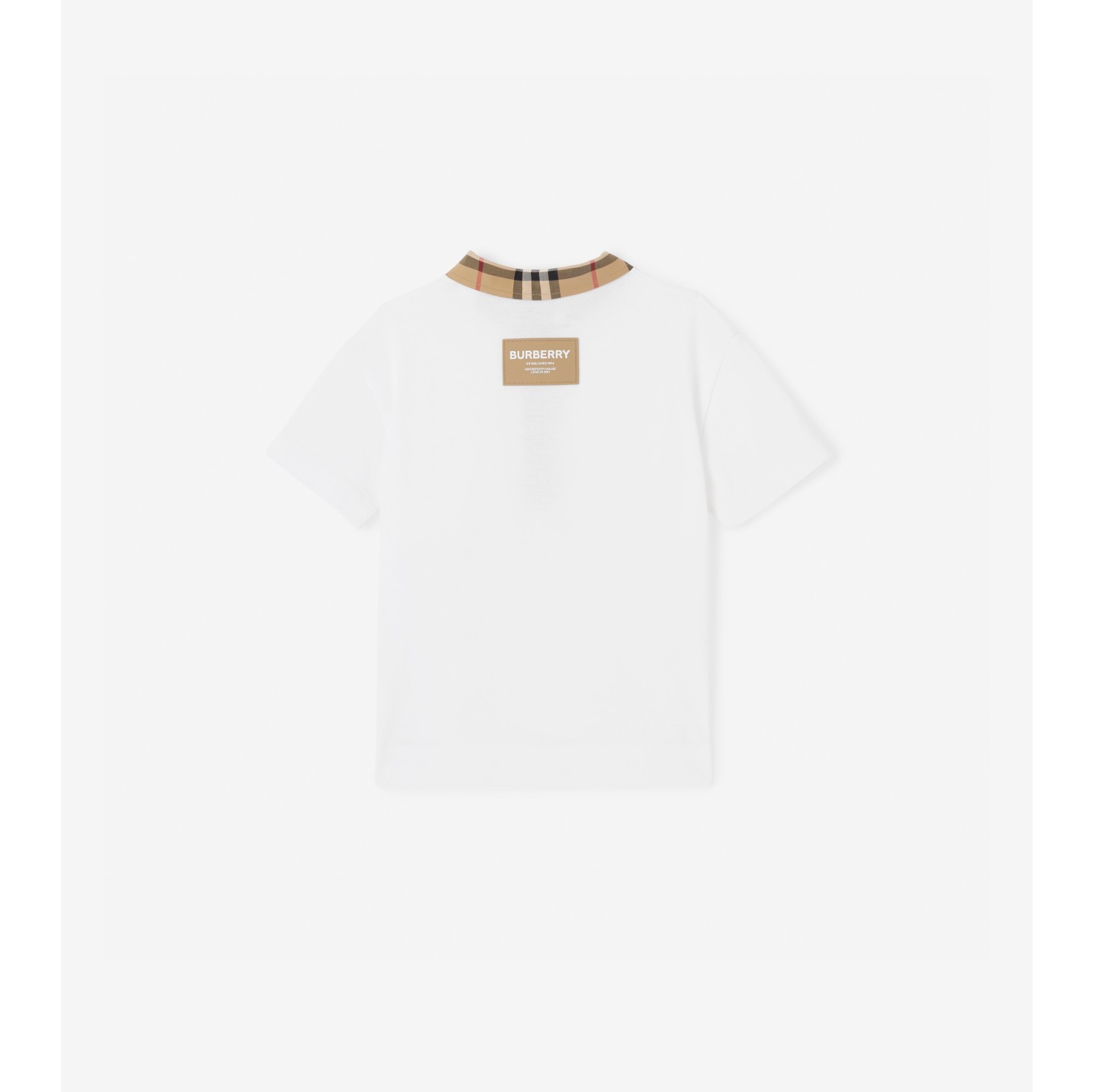 Toddler boy burberry clearance shirt