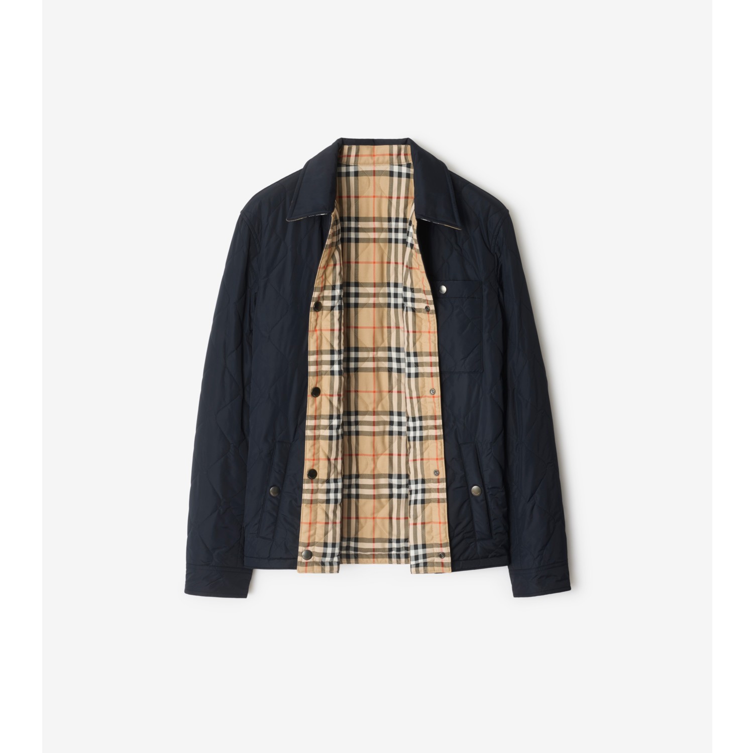 Reversible Quilted Nylon Overshirt