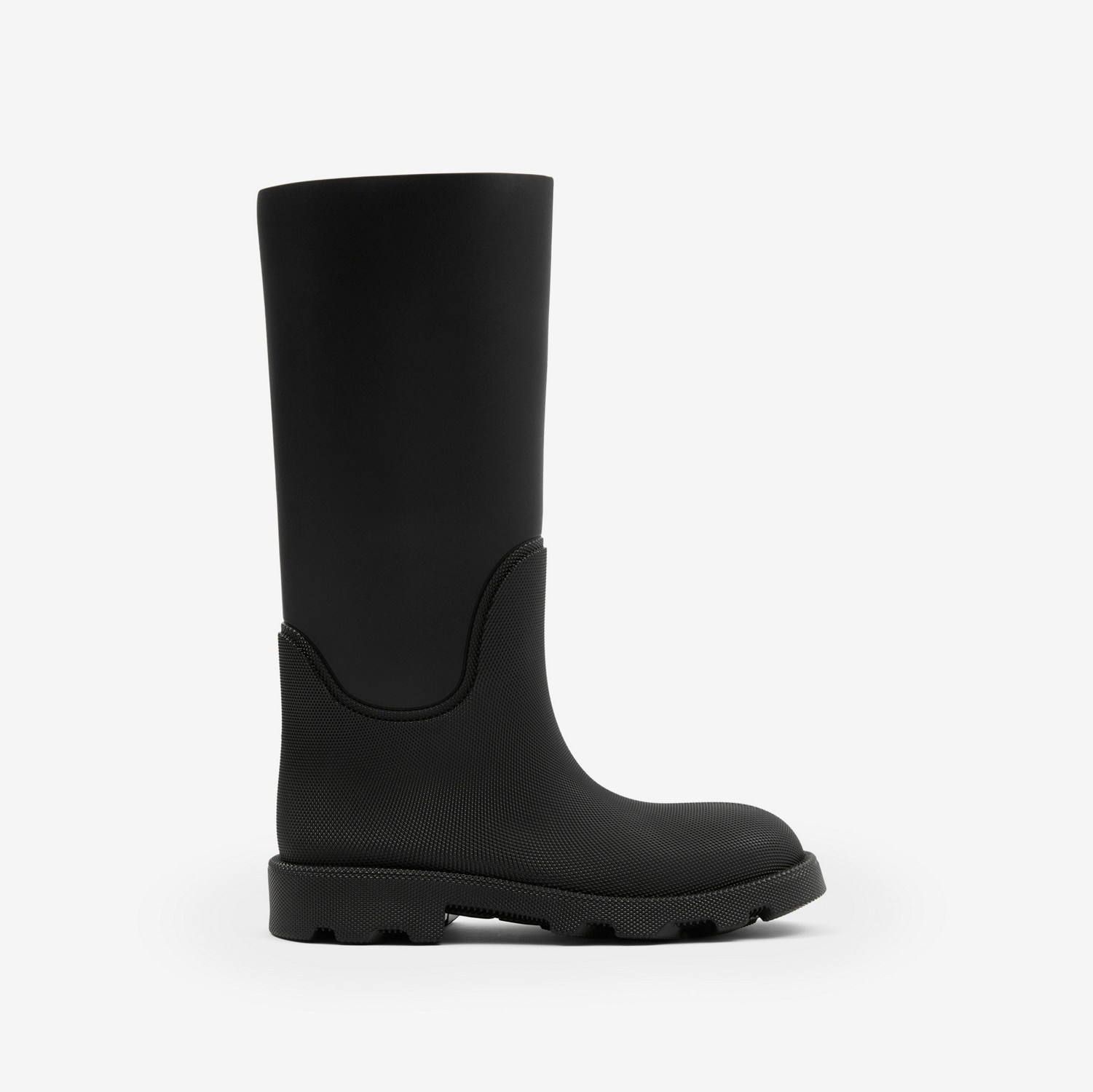 Rubber Marsh High Boots in Black - Men | Burberry® Official