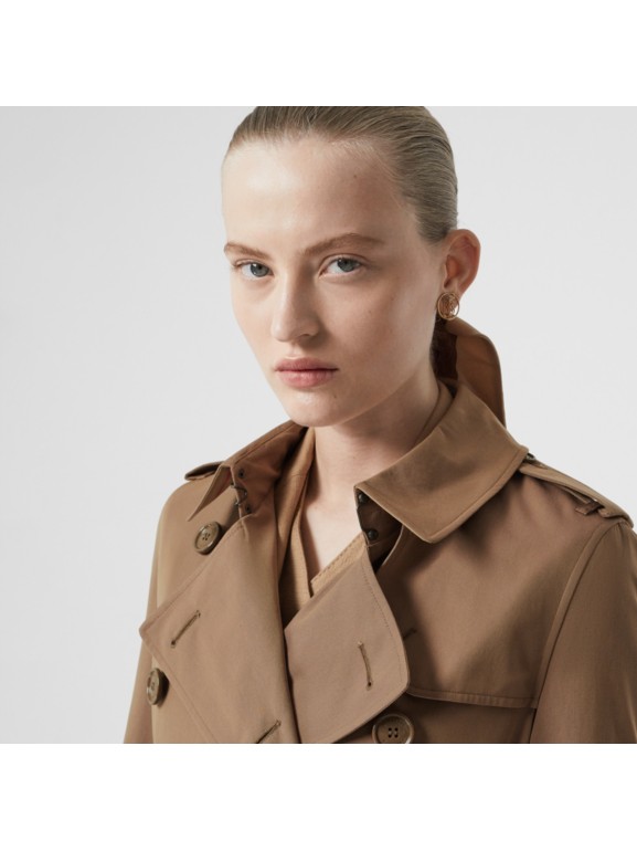 Tropical Gabardine Trench Coat in Taupe - Women | Burberry United States