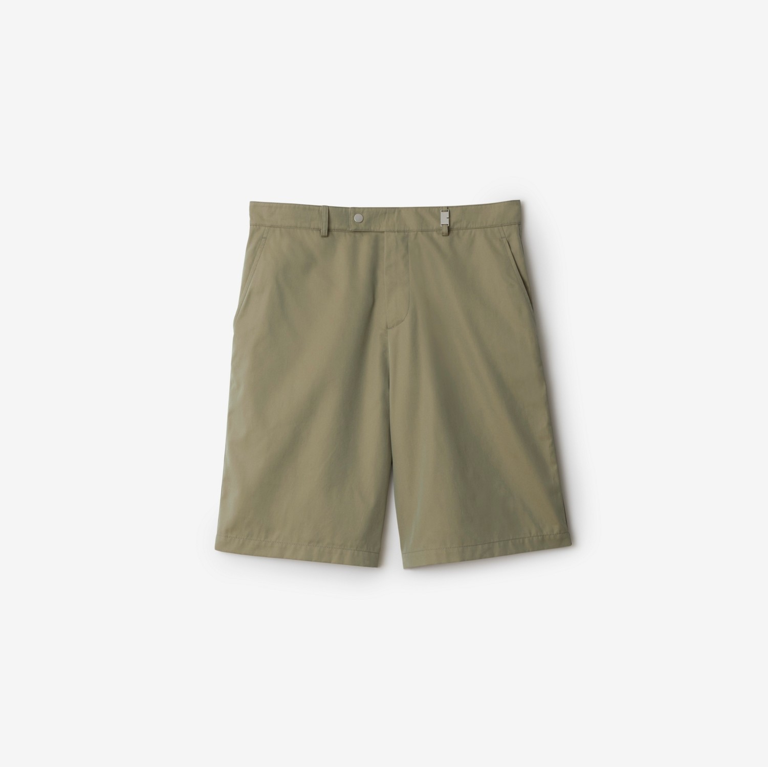 Cotton Chino Shorts in Tent - Men | Burberry® Official