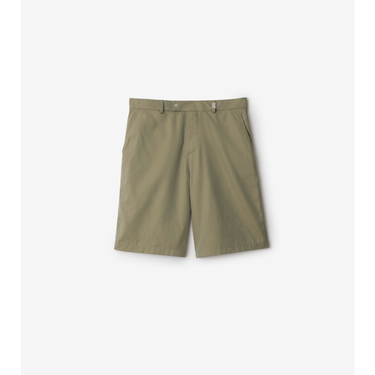 Cotton Chino Shorts in Tent - Men | Burberry® Official